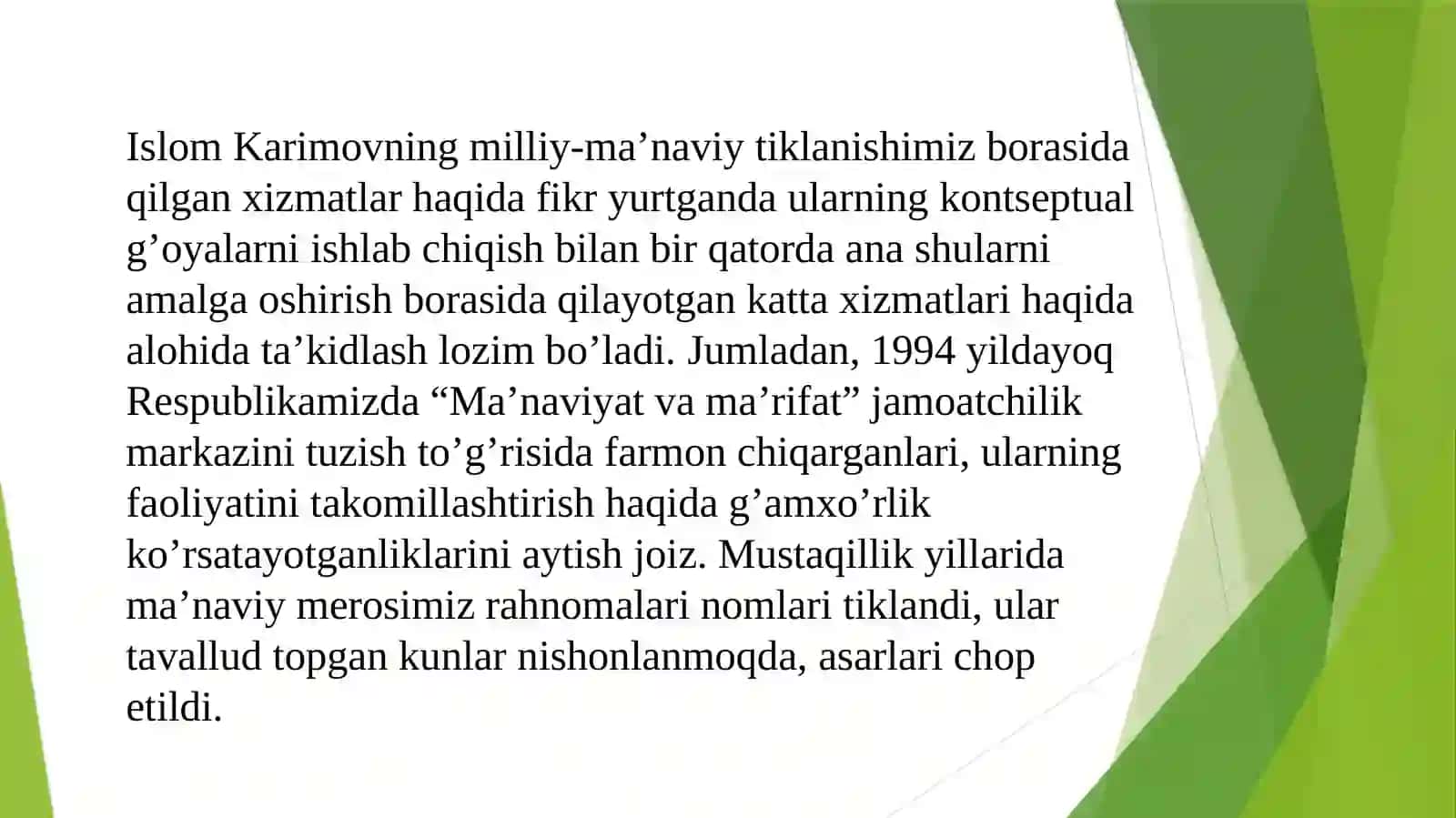 MUSTAQILLIK YILLARIDA BUYUK AJDODLAR VA TARIXIY SHAXSLARGA BO’LGAN E’TIBOR 3