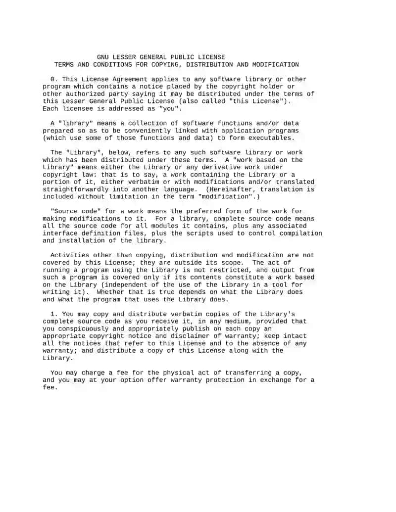 GNU LESSER GENERAL PUBLIC LICENSE 3
