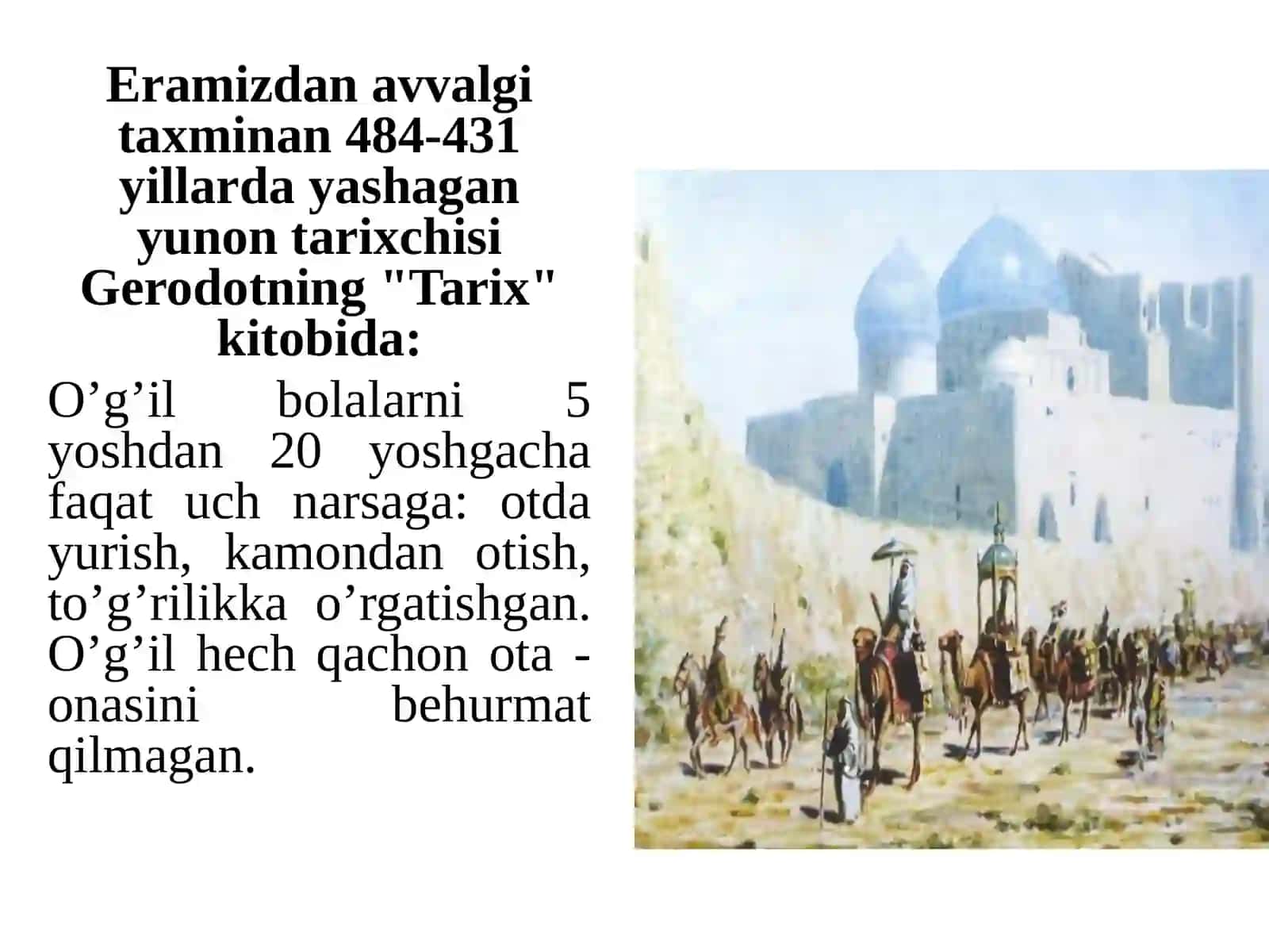 Pedagogika tarixi fan sifatida.Eng qadimgi davrlardan IX asrgacha O`rta Osiyoda ta`lim-tarbiya va pedagogik fikrlar 3