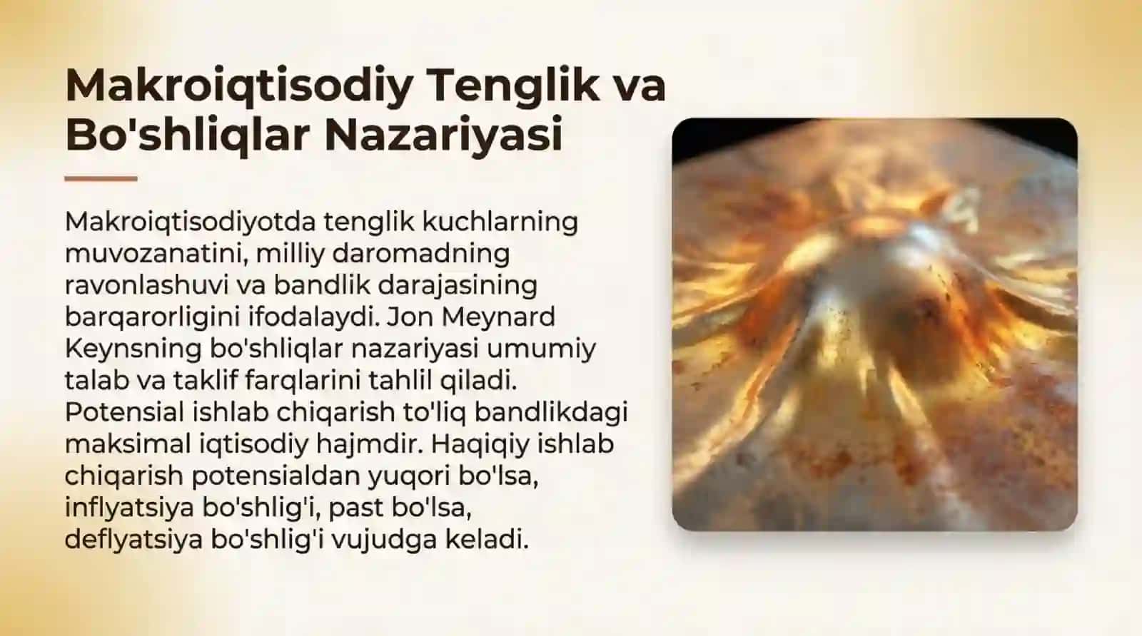 Iqtisodiyotdagi inflyatsiya va deflyatsiya boʻshliqlari 3