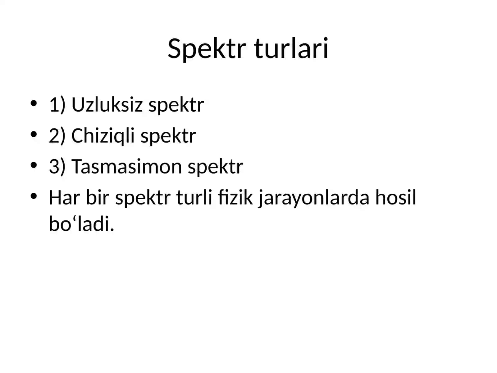 Atomning chiziqli spektrlari 3