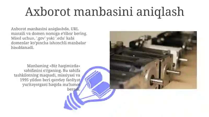 Axborotni ishonchliligini tekshirish usullari 3