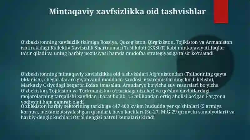 Oʻzbekistonda harbiy sohaning shakllanishi 3