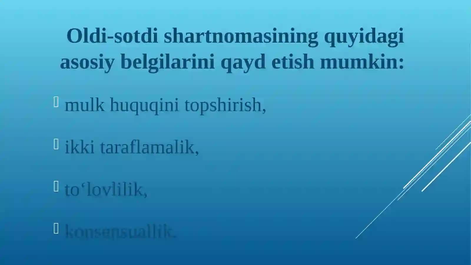 Oldi-sotdi shartnomasi 3