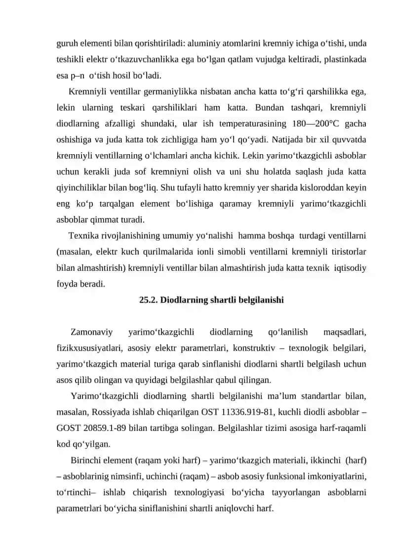 Yarim o’tkazichli diodlar 3