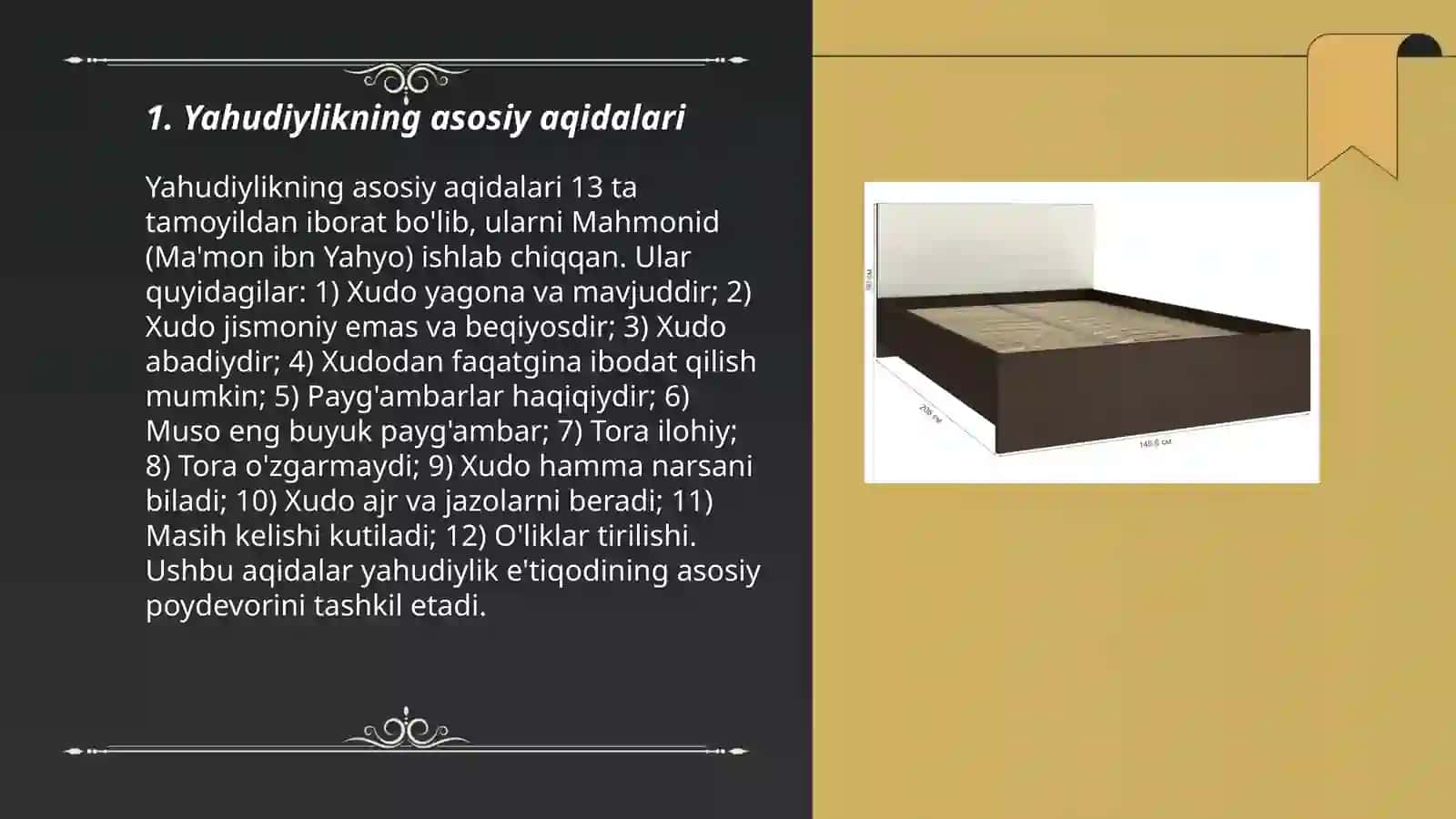 Yahudiylik ta'limoti, an'ana va marosimlari 3