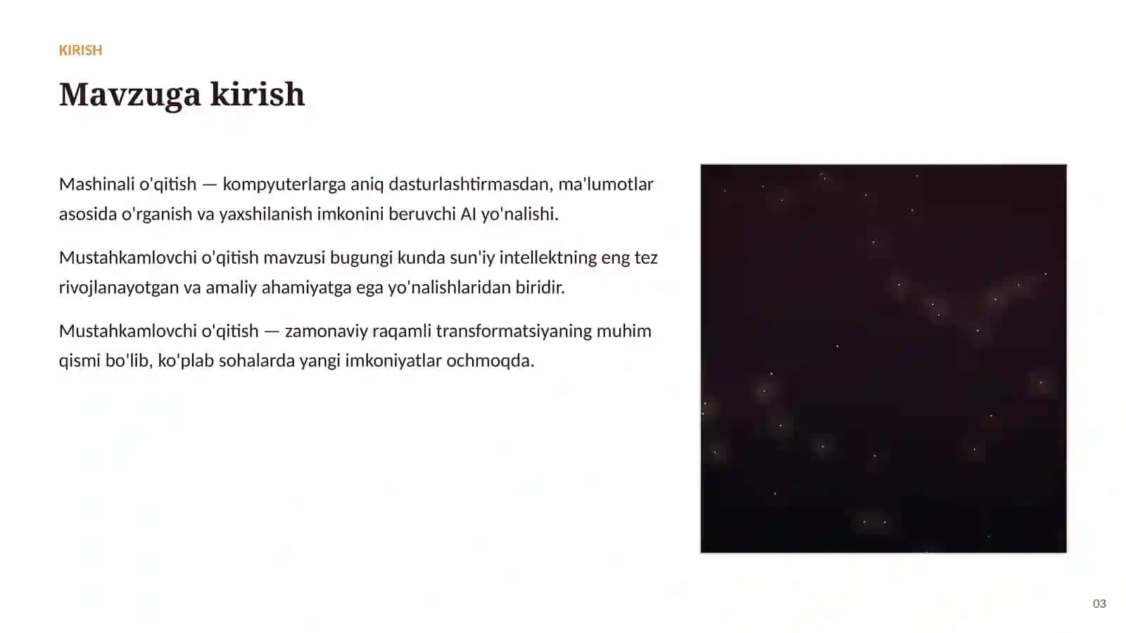 Mustahkamlovchi o'qitish 3