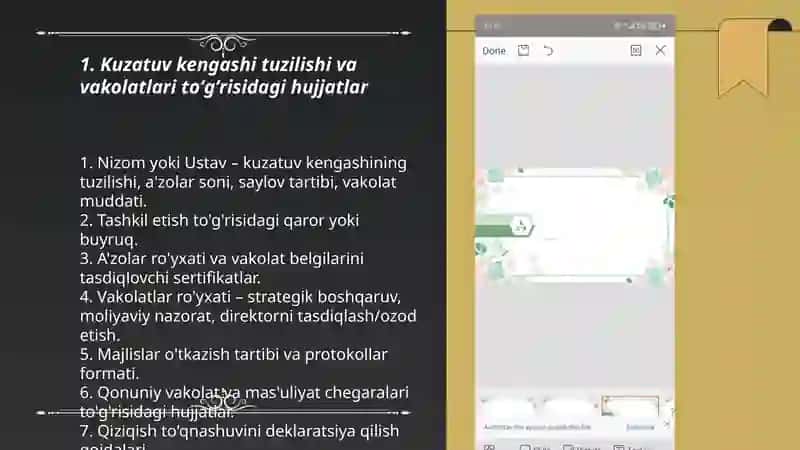 Davlat maktabgacha taʼlim tashkiloti kuzatuv kengashi hujatlari 3