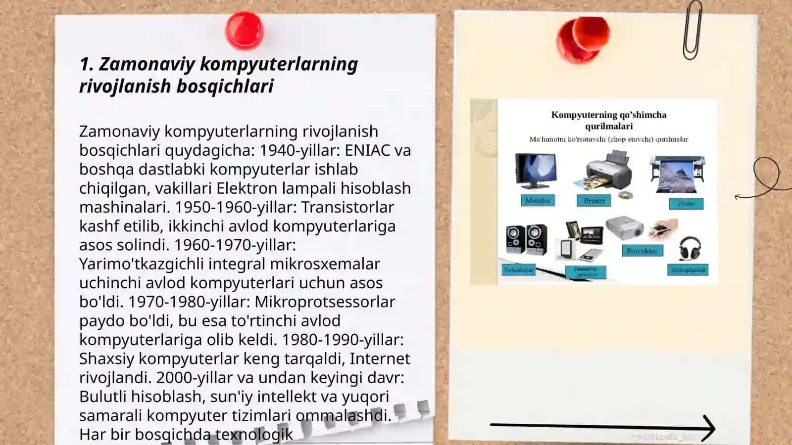 Zamonaviy kompyuter tarixi, ishlash prinsiplari va arxitekturasi 3