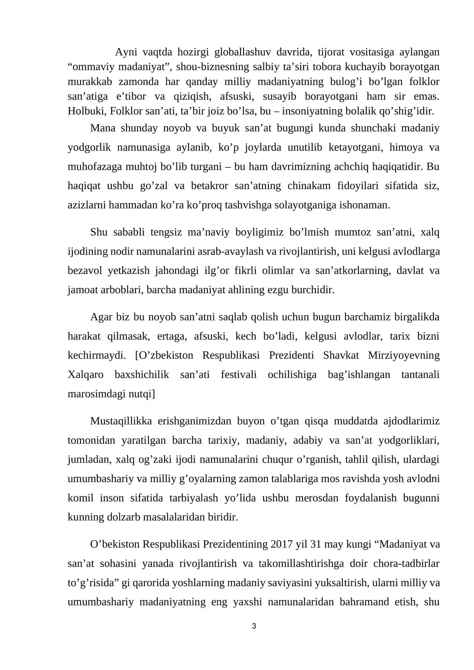 O’ZBEK XALQINING SHAKLLANISHI DAVRIDA MUSIQIY MADANIYATI 3
