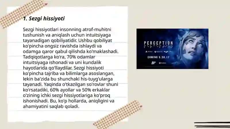 Sezgi va idrok 3