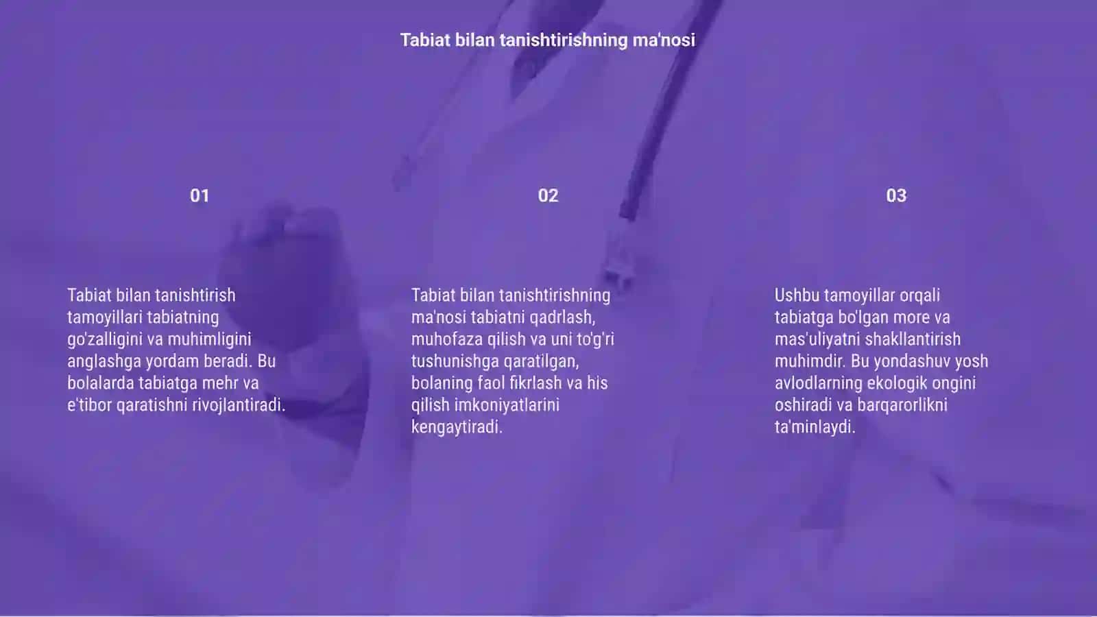 Tabiat bilan tanishtirish tamoyillari 3