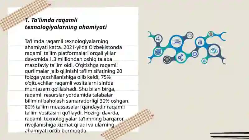 Ta'limda raqamli texnologiyalarning ahamiyati 3