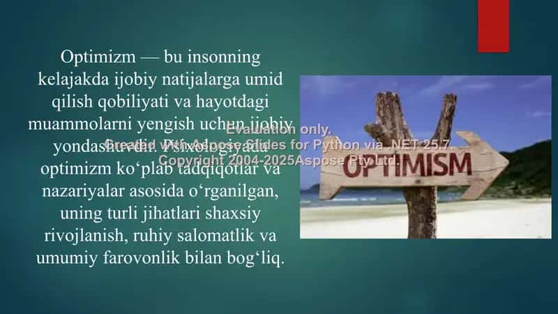 Optimizmning psixologik tahlili 3
