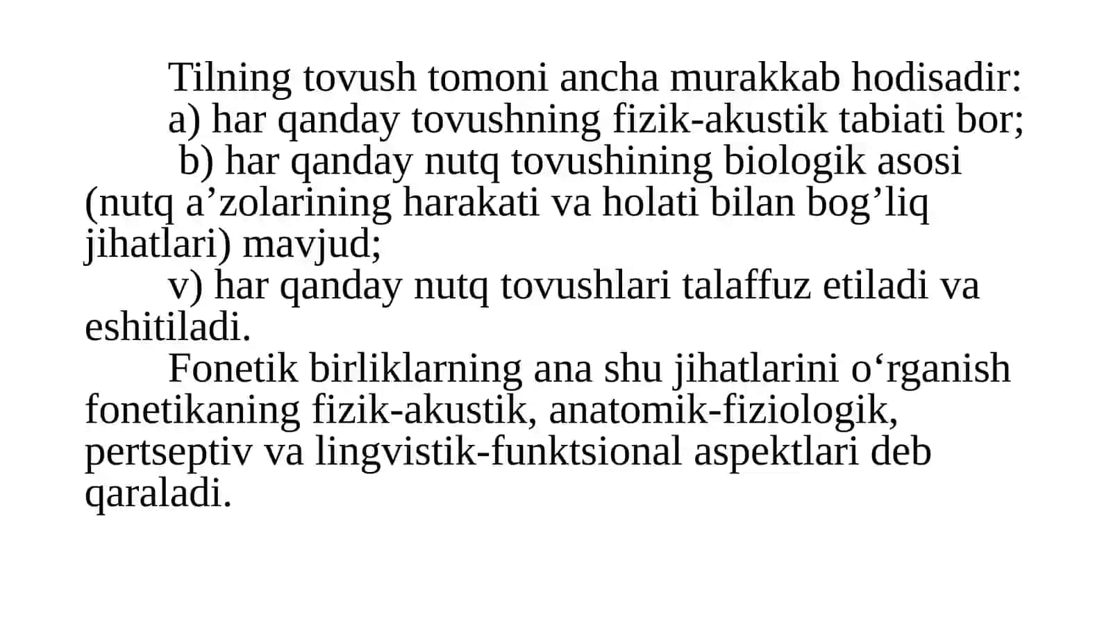 Unlilar Tasnifi va Tafsifi 3