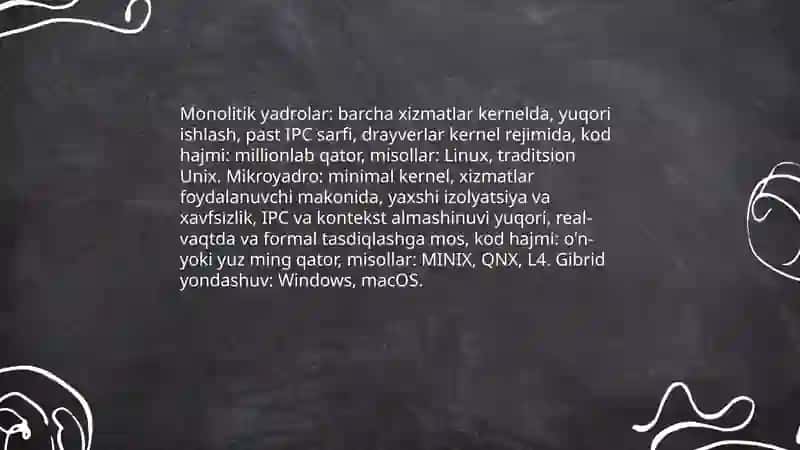 Zamonaviy operatsion tizimlarning qiyosiy tahlili 3