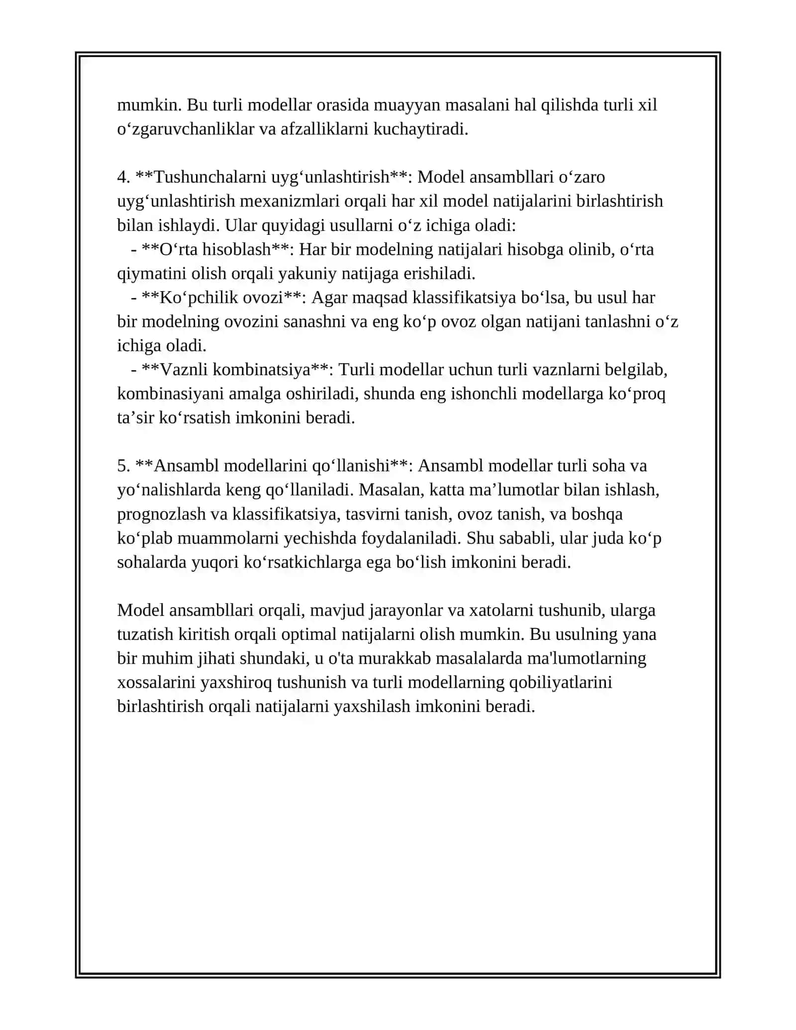 MODEL ANSAMBLLARI 3