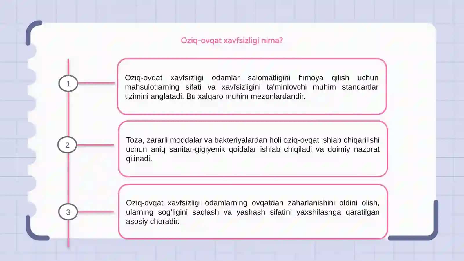 Oziq - ovqat xavfsizligi va gigiyena standartlari 3