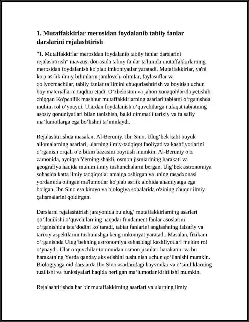 TABIAT BILAN TANISHISHDA MUTAFFAKIRLAR MEROSIDAN FOYDALANISH 3