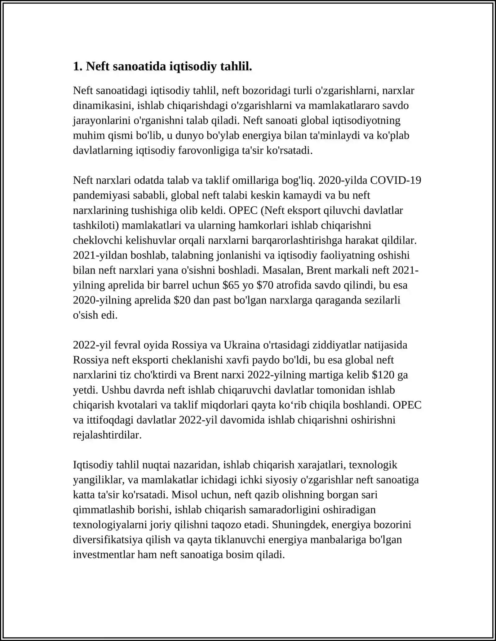 IQTISODIYOT VA PEDAGOGIKA UNIVERSITETI NEFT VA GAZ KAFEDRASI 3