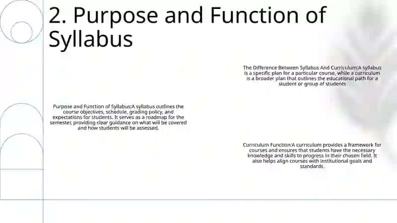 The Difference Between Syllabus And Curriculam 3