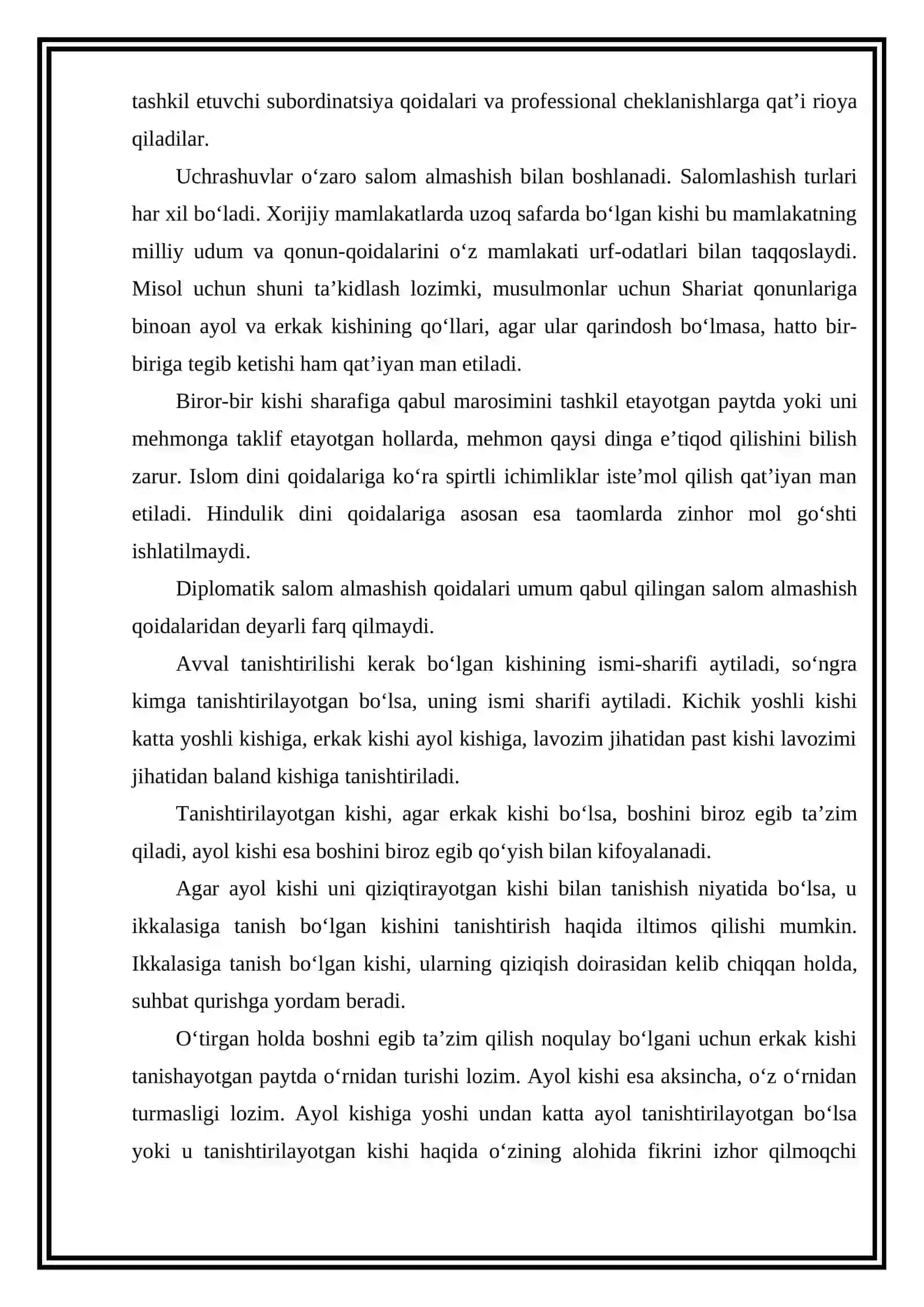 Diplomatik etiket 3