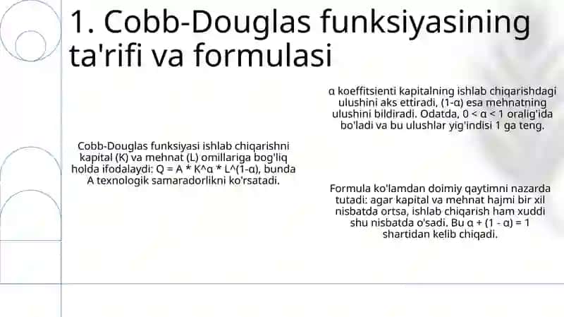 Kobb-Duglas funksiyasi 3