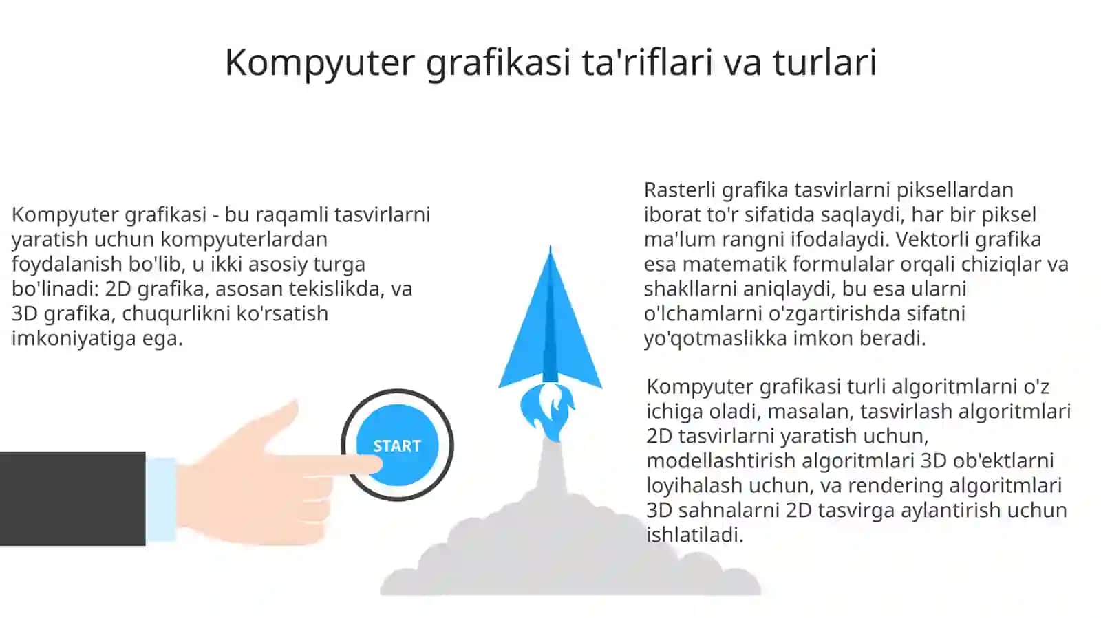 Kompyuter grafikalarining qöllanish sohalari va turlari 3