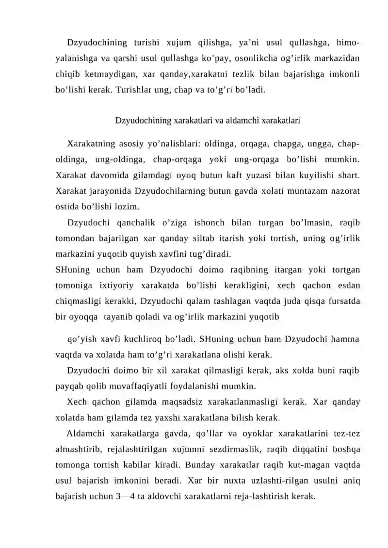 Dzyudo texnika 3