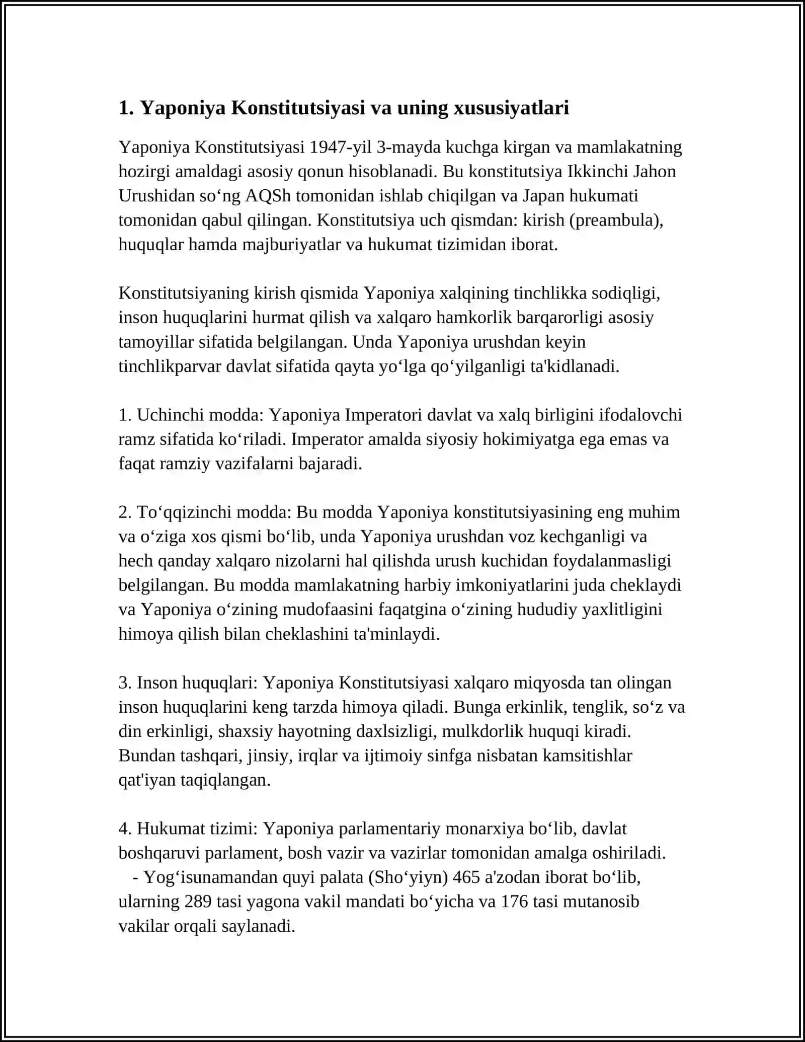YAPONIYA HUQUQI VA SUDLARI 3