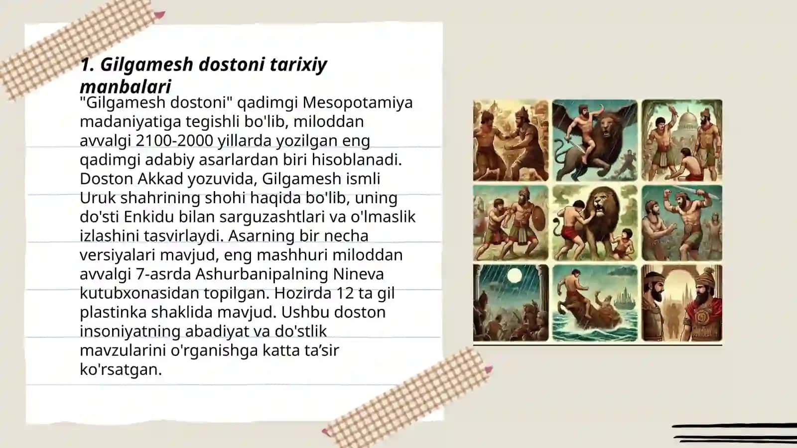 Gilgamesh dostoni 3