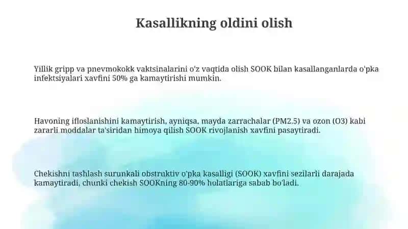 Oʻpkaning surunkali obstruktiv kasalligi 3