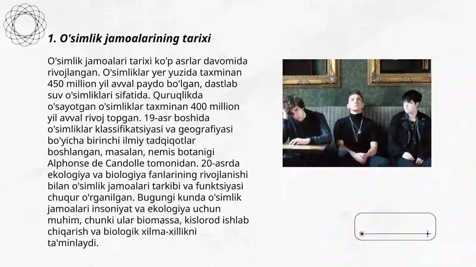 O’simlik jamoasining tarixiy rayonlari va guruhlarga bog’liqligi 3