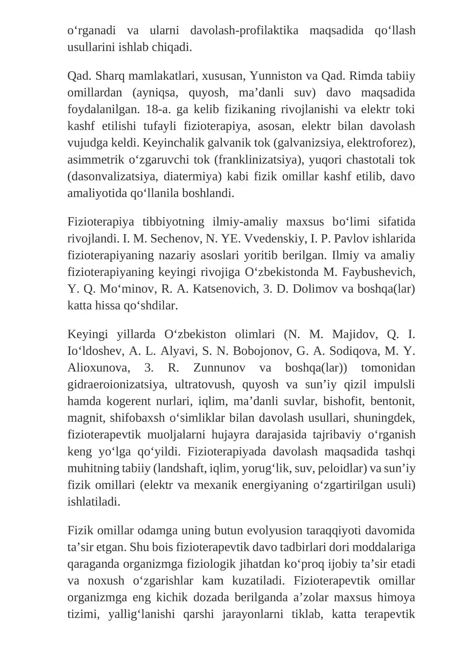 Fizioterapiya bo'limida massaj xonasining tuzulishi 3