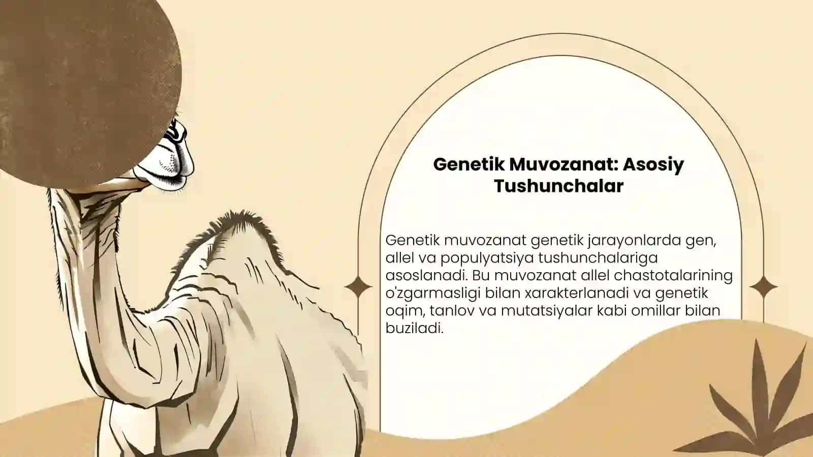 Populyatsiyaning genetik muvozanati 3