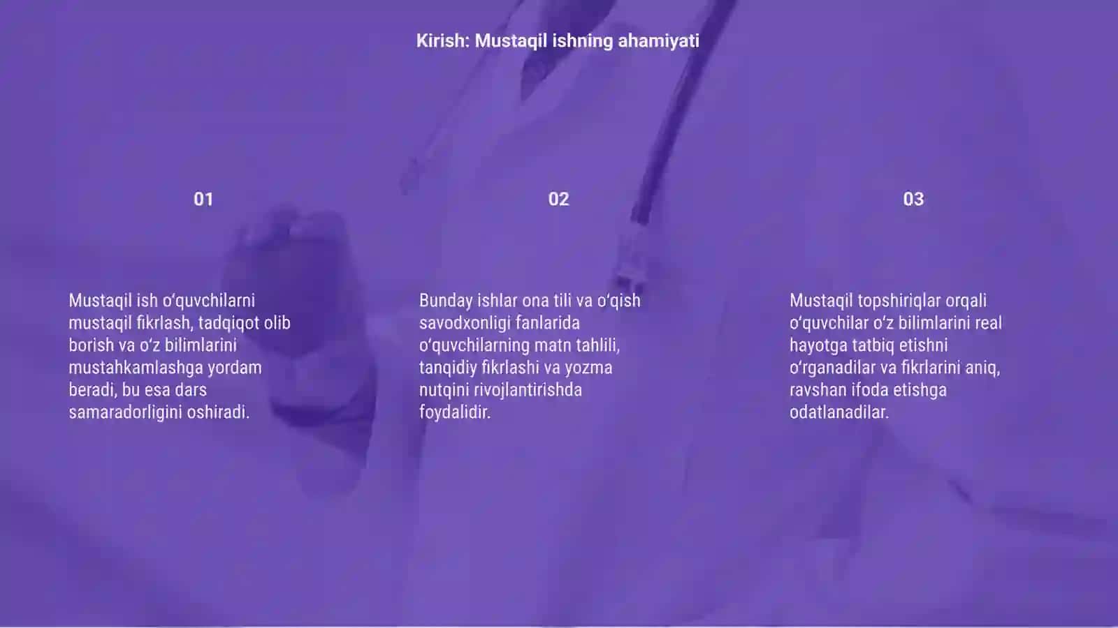 Ona tili va oʻqish savodxonligi darslarida mustaqil ishlarni tashkil etish 3