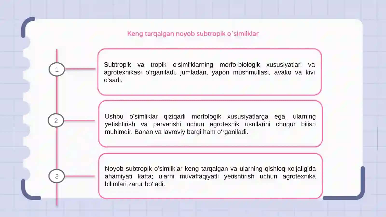 Keng tarqalgan noyob subtropik oʻsimliklar 3