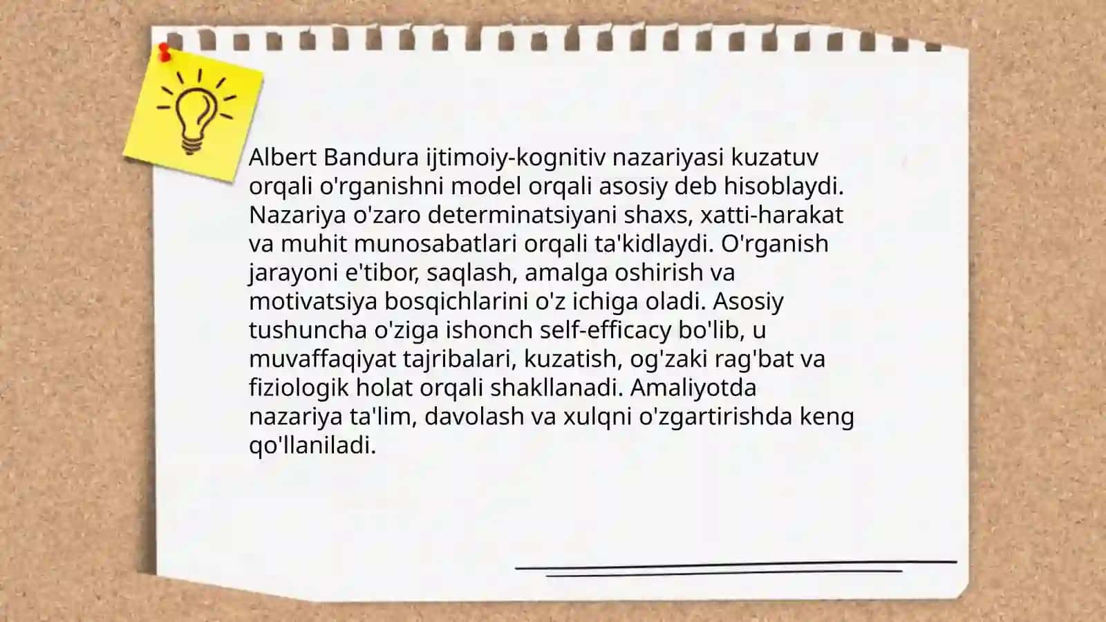 Shaxsning kognitiv nazariyalari 3