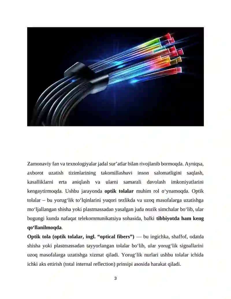 Optik tolalar va ularning tibbiyotda qo'llanilishi 3