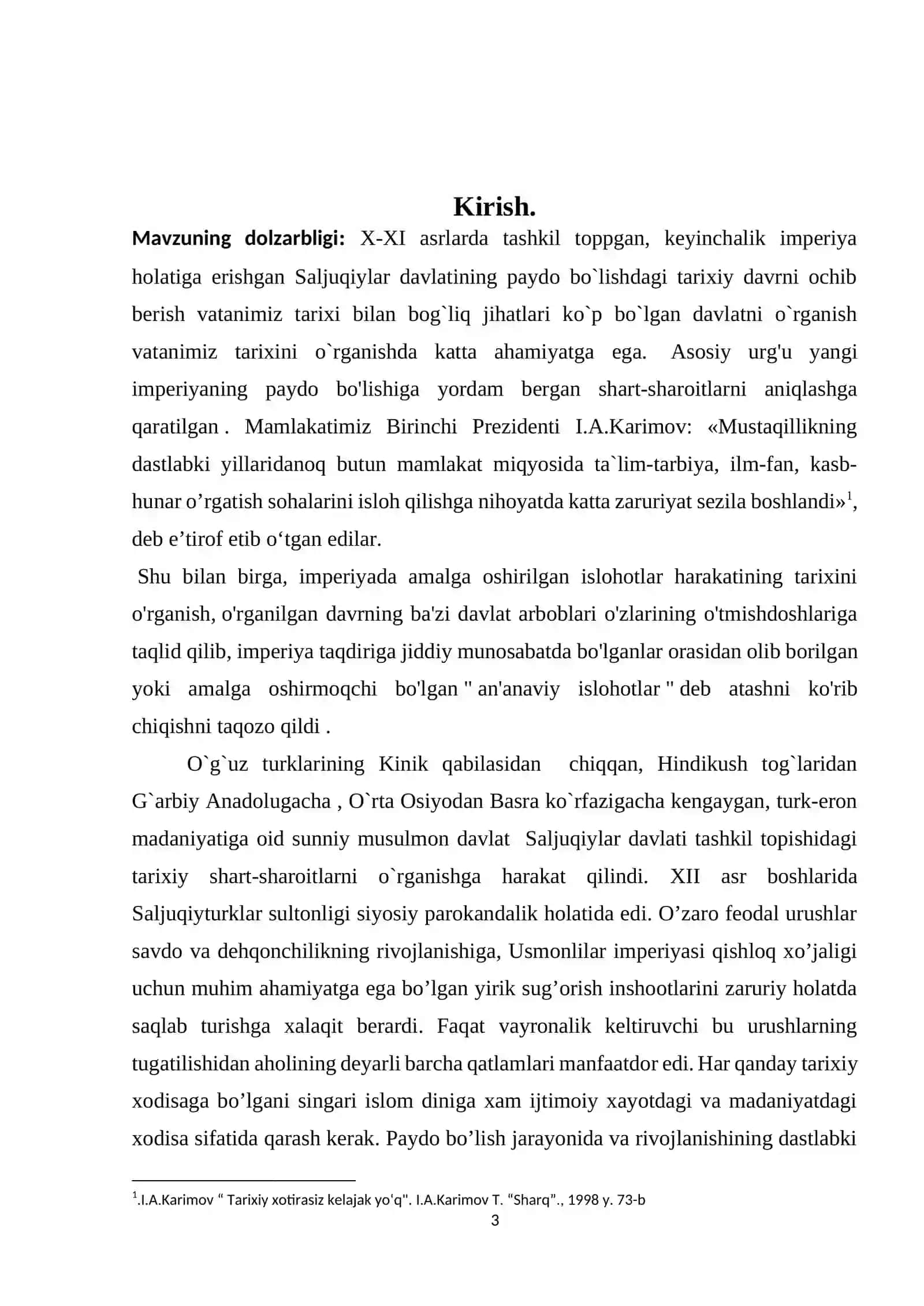 Saljuqiylar davlati tashkil topganida islom dinining ta'siri 3