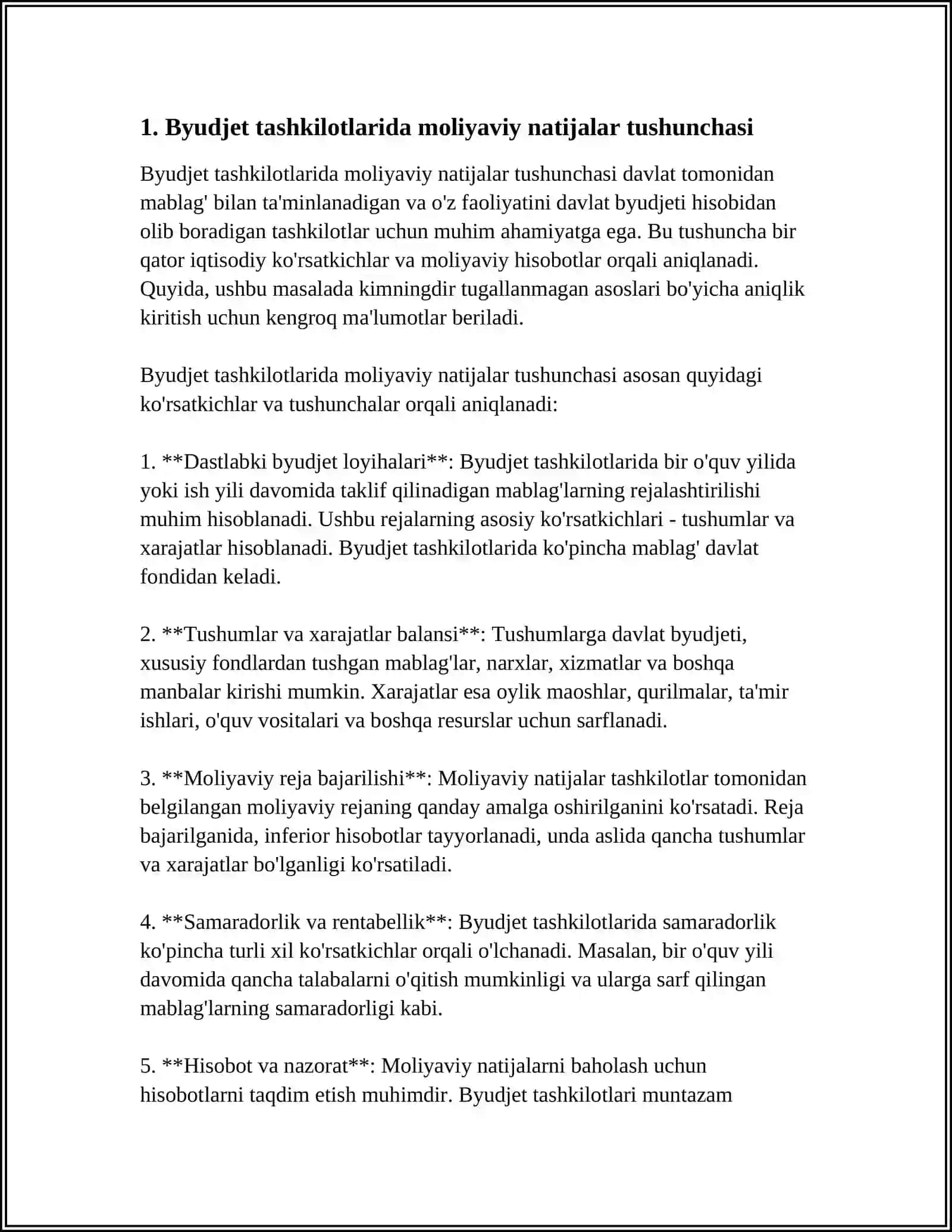 BYUDJET TASHKILOTLARIDA MOLIYAVIY NATIJALAR HISOBI 3
