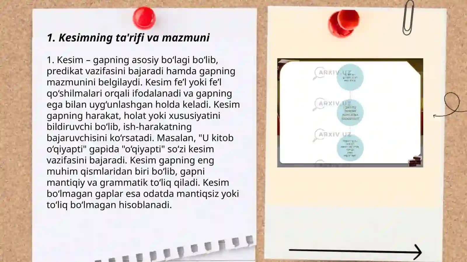 Kesimning ta'rifi va mazmuni 3