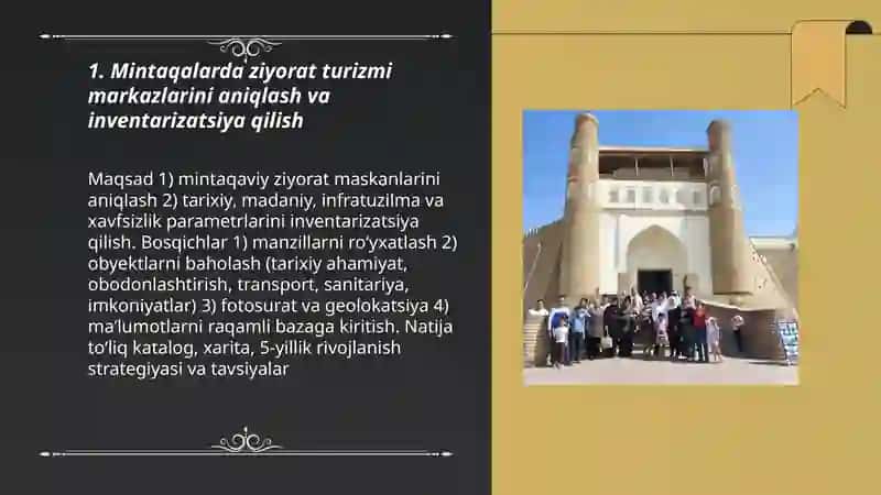 Mintaqalarda ziyorat turizmi markazlari va ulardan samarali foydalanish yoʻllari 3