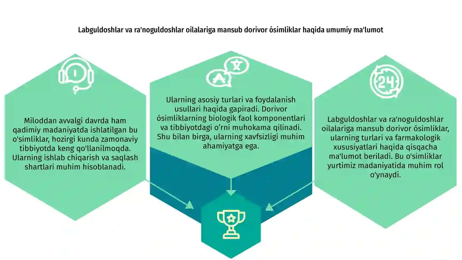 Labguldoshlar va ra'noguldoshlar oilalariga mansub dorivor ósimliklar 3