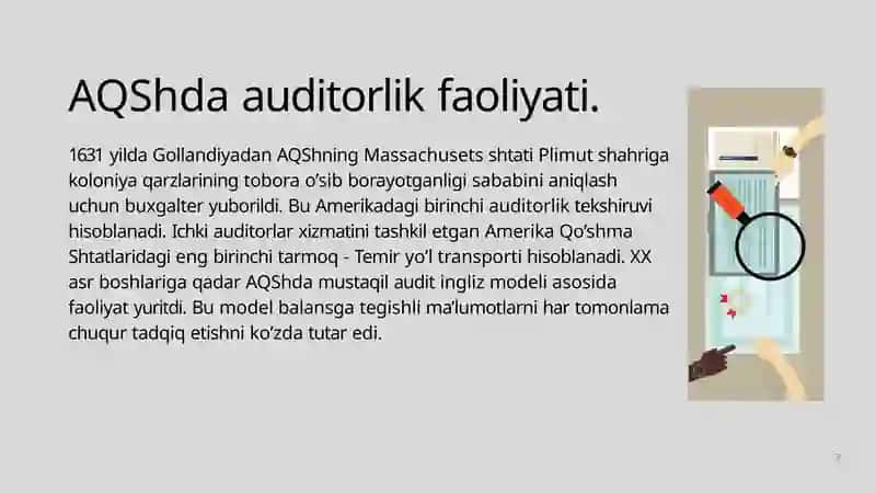 AQSh va Yevropa davlatlarida auditorlik 3