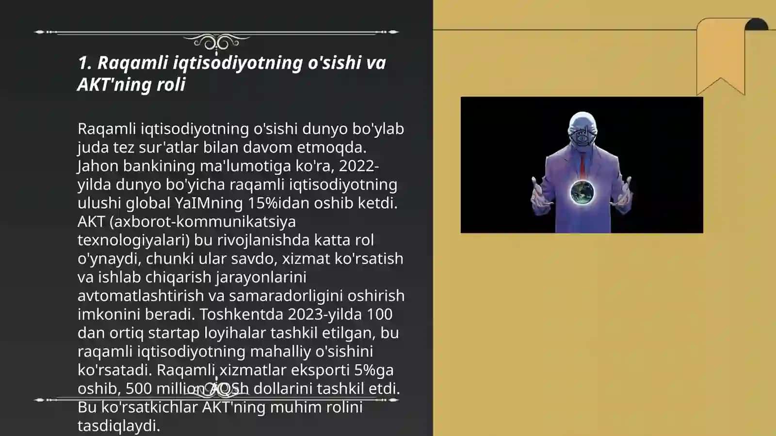Raqamli iqtisodiyot va AKT o'rtasidagi o'zaro bog'liqlik 3