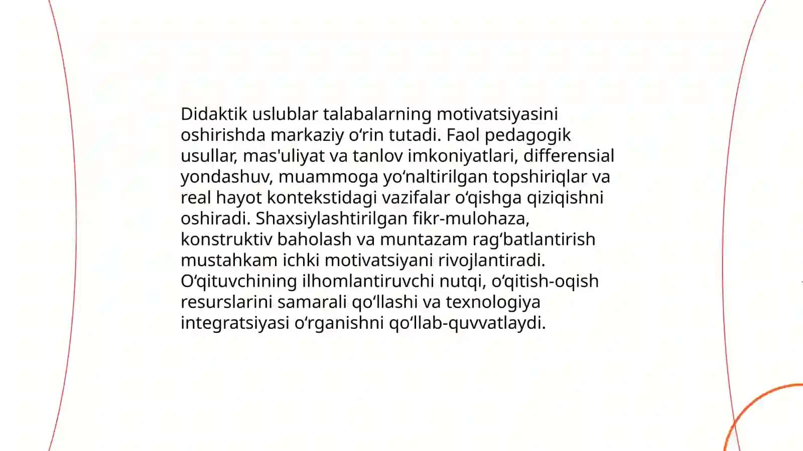 Talabalarning o'qishga bo'lgan motivatsiyasini oshirish omillari 3