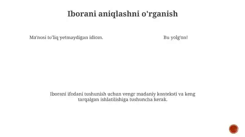 Iborani aniqlashni o'rganish 3