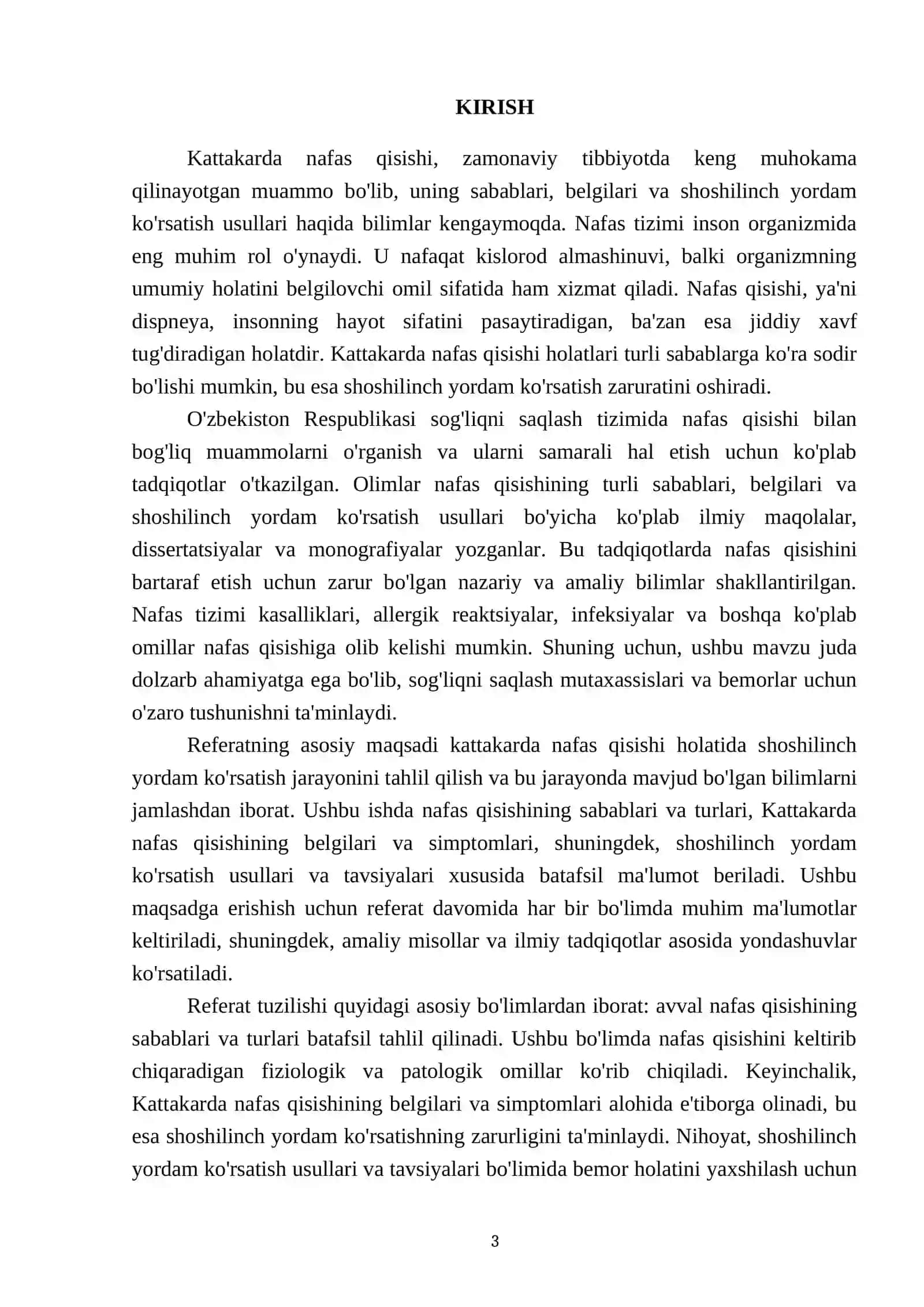 Kattakarda nafas qisishi yuz berganda shoshilinch yordam ko’rsatish 3