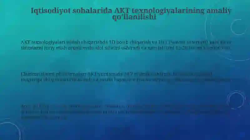 AKT texnologiyalarining amaliy qo'llanilishi 3
